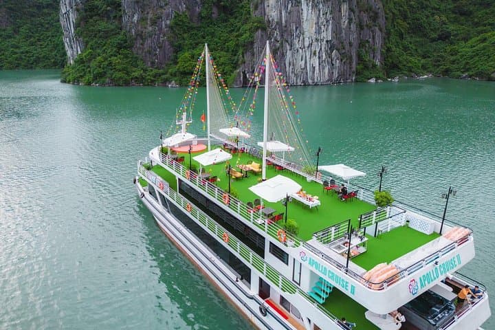 Halong Bay One-Day Luxury Cruise — Kayaking, Sung Sot Cave & Titov Island photo 2