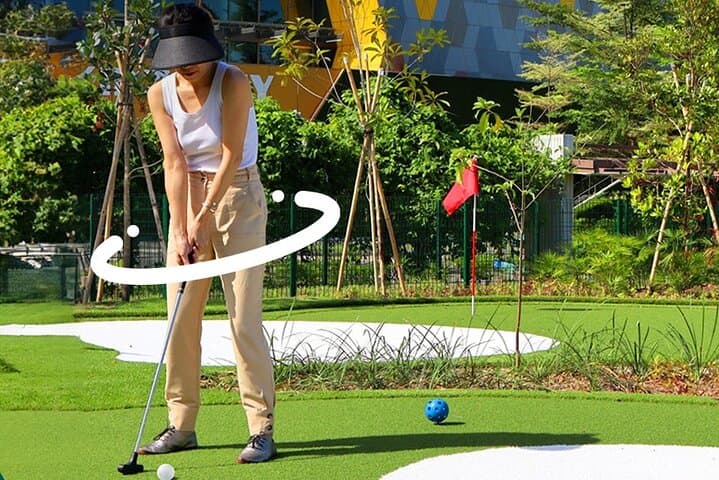 Singapore HyperDrive & UltraGolf Combo: Indoor Electric Go-Karting and Beachside Mini Golf