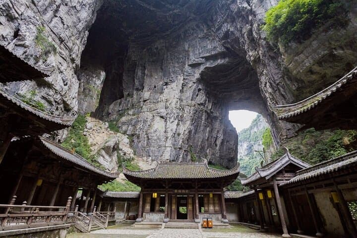 Wulong Karst Private Day Tour — Three Natural Bridges & Longshuixia Gap photo 2