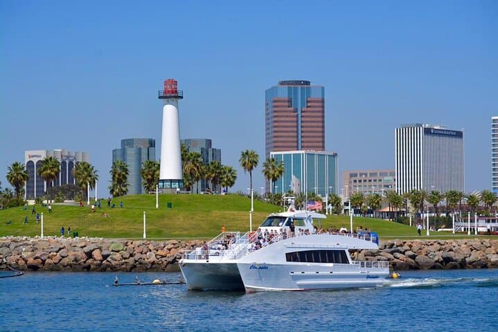 Long Beach Harbor 45-Minute Boat Tour — Queen Mary, Sea Lions & Container Ships