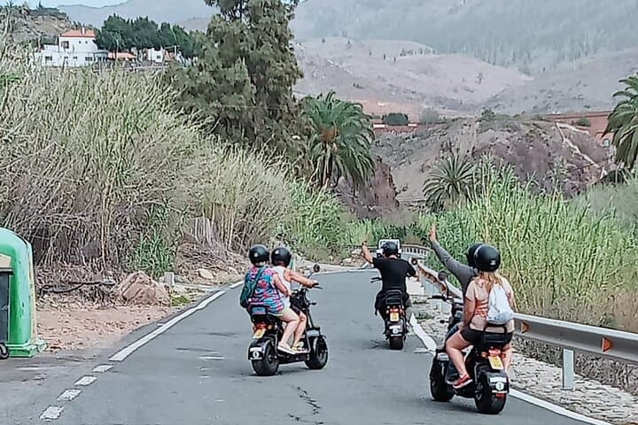e-Scooter Mountain Tour to Ayagaures & Maspalomas Dunes