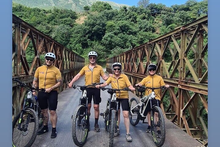 Electric Mountain Bike Along the Vjosa River near Përmet