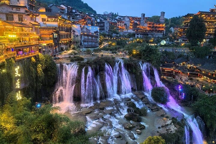 Tianmen Mountain & Furong Town Day Tour — Cable Car, Glass Walkway & Waterfall Evening Views photo 2