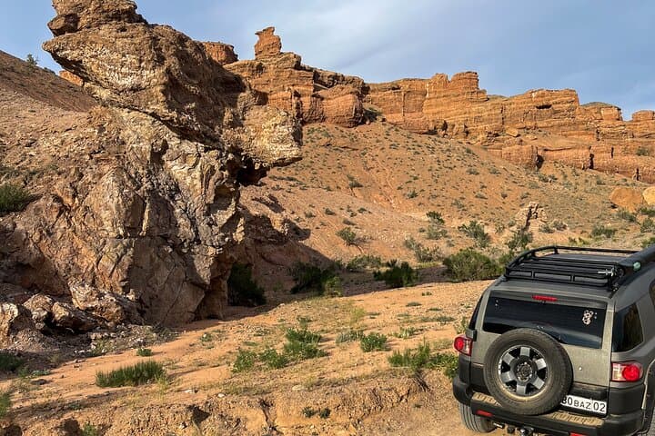 Private Tour to Charyn Canyon's Hard-to-Reach Places: Valley of Castles, Black Canyon & Bestamak photo 4