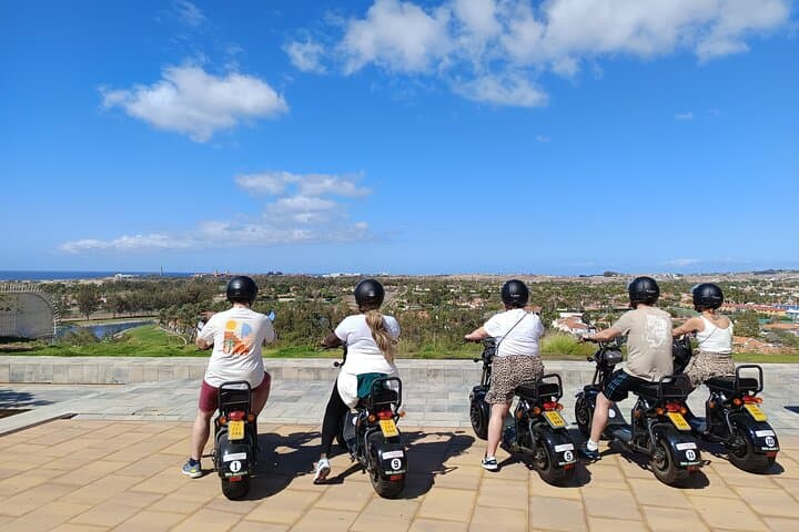 E‑Scooter Chopper Tour — Maspalomas Dunes & Playa del Inglés Panoramic Ride