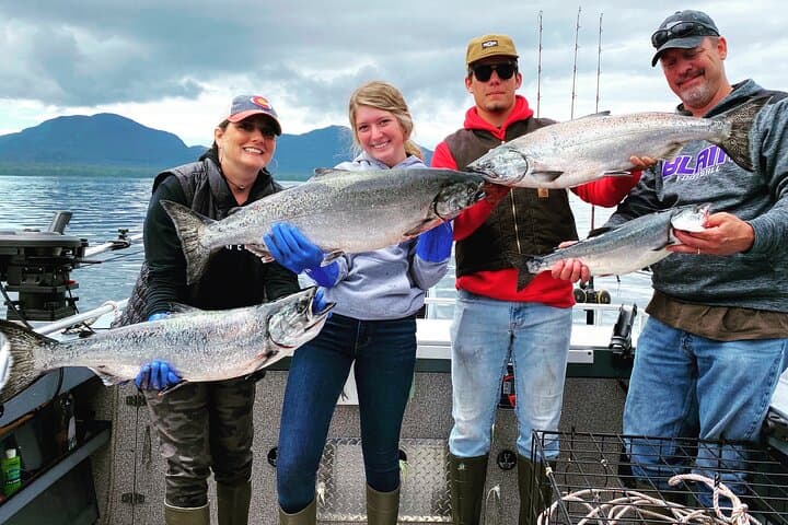 Ketchikan Private Salmon & Halibut Fishing Combo with Whale Watching — 5-Hour Charter photo 3