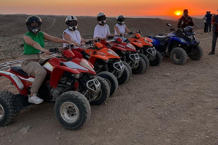 Sunset Quads & Camel Ride in Agafay Desert: Half-Day Adventure from Marrakech photo 3