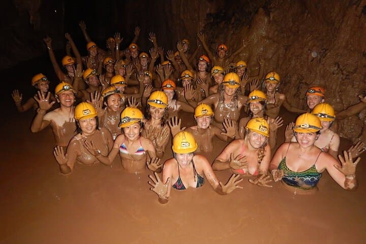 Dark Cave Discovery: Phong Nha Zipline, Kayak & Mud Bath Adventure from Hue photo 4