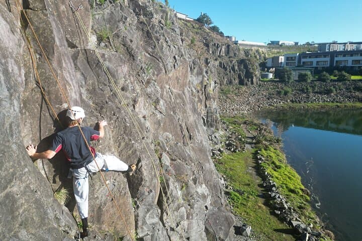 Climb Auckland’s Basalt: Guided Rock Climbing at Maungarei Springs photo 3