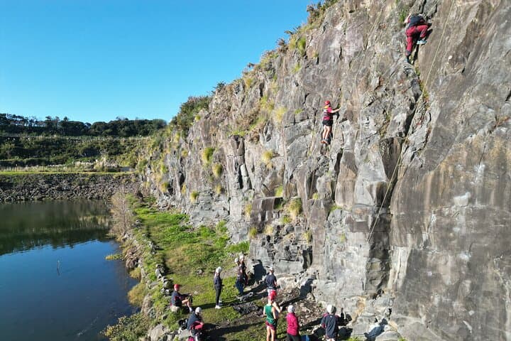 Climb Auckland’s Basalt: Guided Rock Climbing at Maungarei Springs photo 6