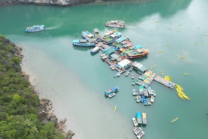 Full-Day Halong & Lan Ha Bay Boat Tour from Cat Ba — Kayak, Swim, Floating Village photo 4