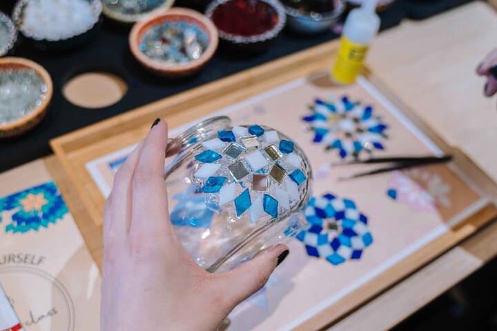 Make a Turkish Mosaic Lamp in Orange County: Hands-On Workshop in Tustin photo 4