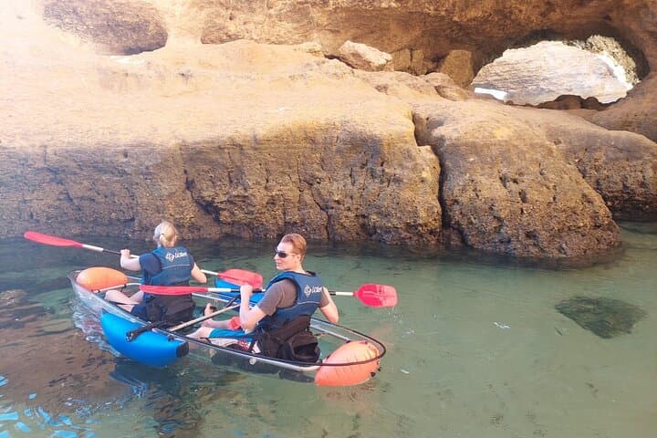 Transparent Kayaking in Benagil Cave: Clear Kayak Tours in the Algarve photo 3