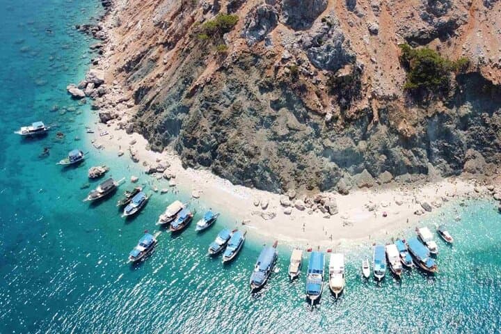 Suluada Island Sunset Boat Tour from Kemer — BBQ Dinner & Love Cave Visit photo 3