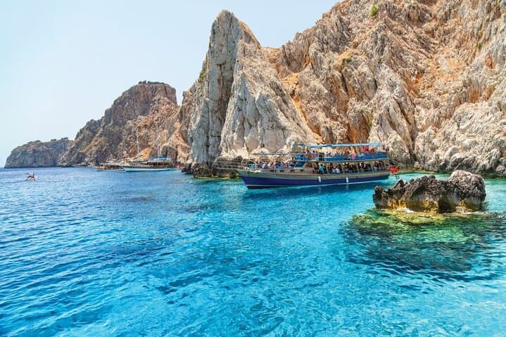 Suluada Island Sunset Boat Tour from Kemer — BBQ Dinner & Love Cave Visit photo 4