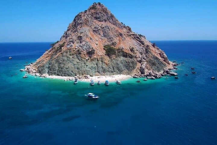 Suluada Island Sunset Boat Tour from Kemer — BBQ Dinner & Love Cave Visit photo 1