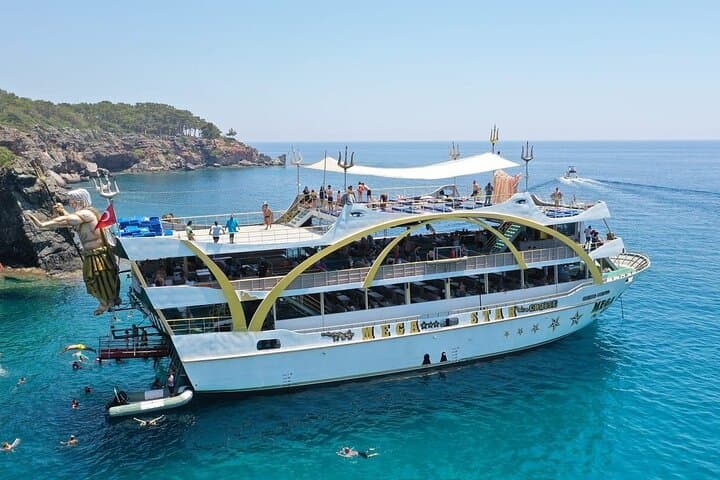 Mega Star Yacht Tour: Belek to Phaselis, Olympos & Port Ceneviz (Lunch + Foam Party) photo 5