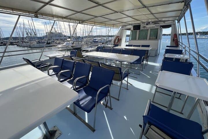 Pula Dolphin-Watching Sunset Cruise with Dinner and Brijuni Views photo 3