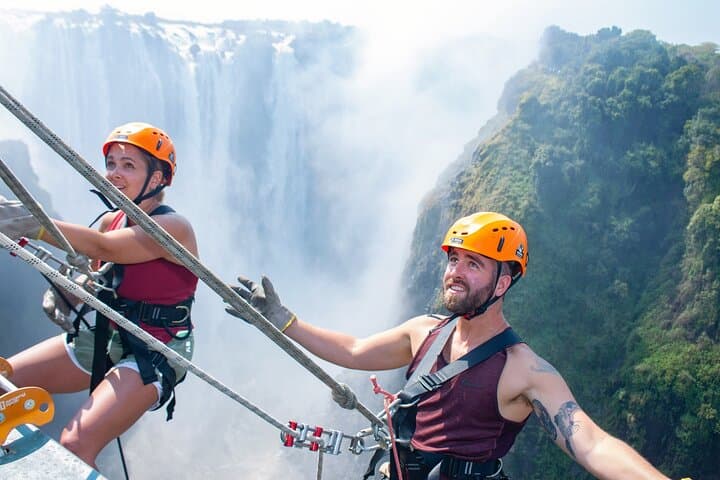 Abseiling Victoria Falls: Rappel 110m into the Zambezi Gorge photo 5