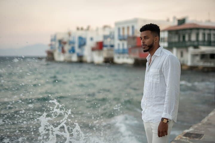 Private Mykonos Town Photographer — 90-Minute Photo Tour of Little Venice & Windmills photo 3