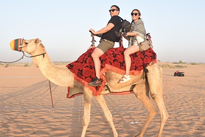 Dubai Private Evening Desert Safari: 4x4 Dune Bashing, Camel Ride & BBQ photo 6