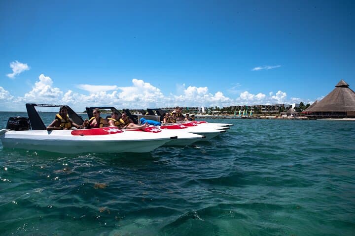 Pilot Your Own Speedboat and Snorkel Punta Nizuc — Cancun Mangrove to Reef Tour photo 6