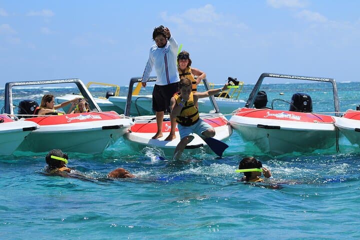 Pilot Your Own Speedboat and Snorkel Punta Nizuc — Cancun Mangrove to Reef Tour photo 2