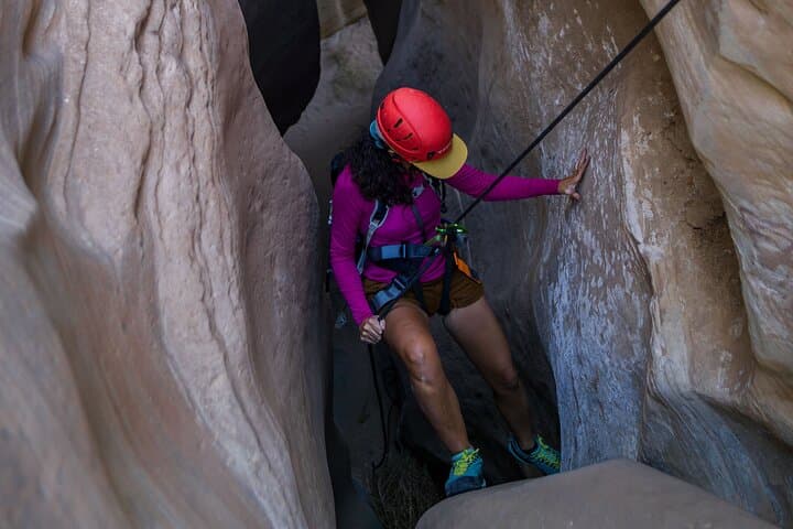 Blue Pools Canyoneering Near Lake Powell: Beginner-Friendly Slot Canyon Rappels