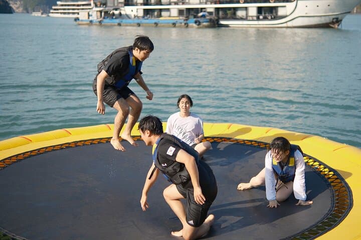 Full-Day Halong Delight: Premium Cruise, Kayaking & Cooking Class from Hanoi