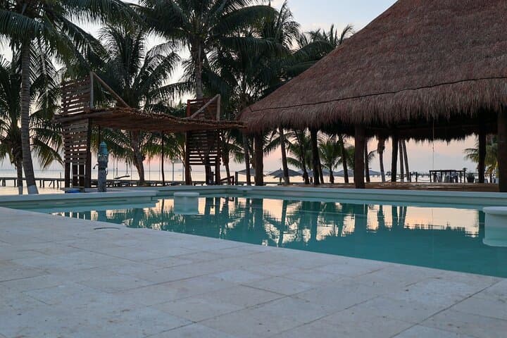 Catamaran Sailing to Isla Mujeres with Luxury Beach Club from Cancun photo 3