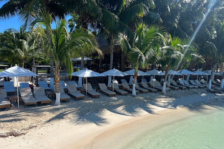 Catamaran Sailing to Isla Mujeres with Luxury Beach Club from Cancun photo 2