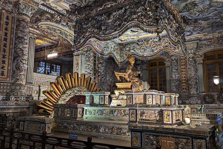 Full-Day Hue Royal Tombs, Pagodas & Village Tour: Dragon Boat, Citadel & Craft Villages photo 3