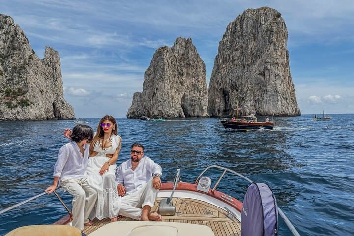 Private Capri Boat Tour: Blue Grotto, Snorkeling & Capri City Visit