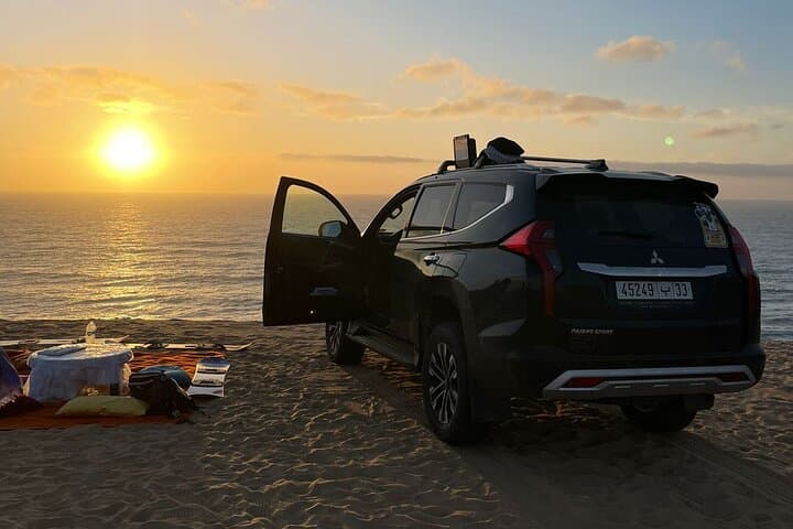 Sunset Sandboarding Near Agadir: Timlaline Dunes Tour with Mint Tea
