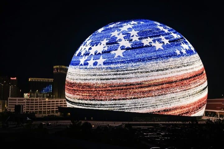 Sunset Sphere Driving Tour: Private 1.5-Hour EVR Strip and Fremont Night Experience photo 3