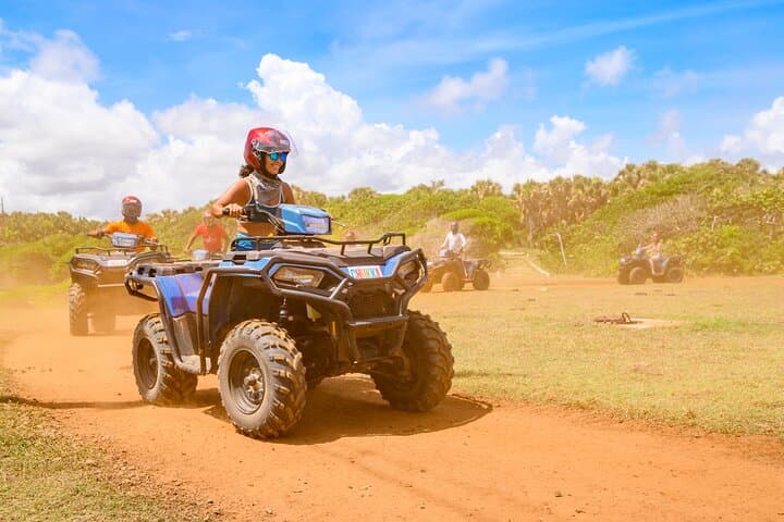 Double Thrill: ATV Safari and Ocean Zipline in Puerto Plata