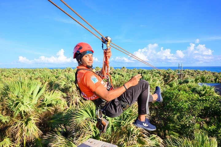 Fly Over Coconut Cove: Puerto Plata Ocean Zipline & Private Beach Day photo 3