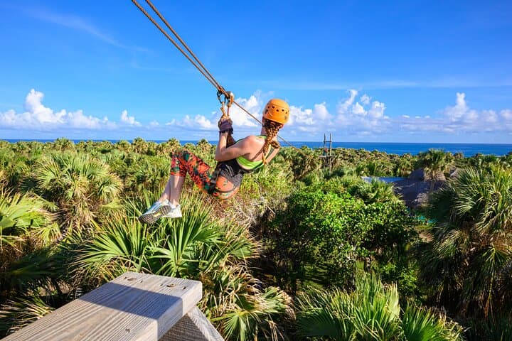 Fly Over Coconut Cove: Puerto Plata Ocean Zipline & Private Beach Day