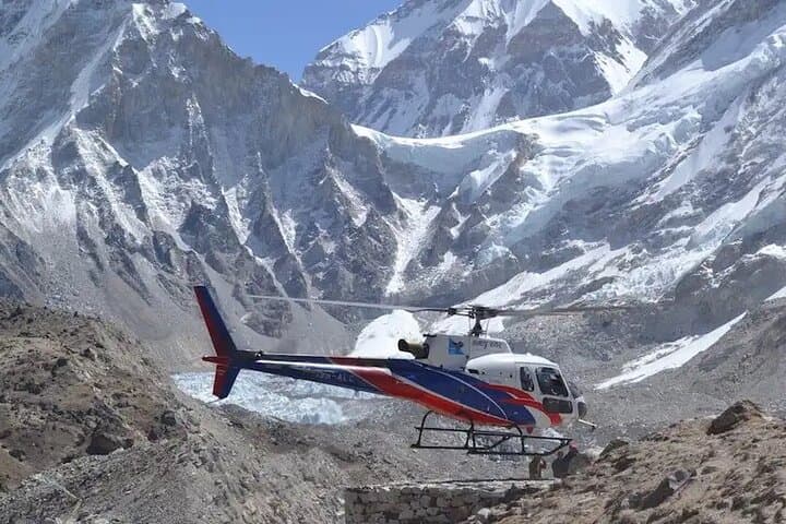 Helicopter Transfer from Gorakshep to Kathmandu: Everest Valley from Above photo 3