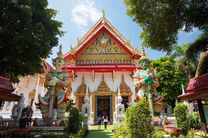 Bangkok 2-Temple Tour: Marble Temple & Golden Buddha in Half Day