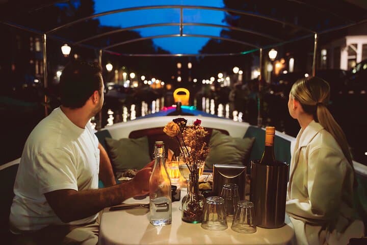 Romantic Private Dinner Cruise Amsterdam: 3-Course Canal Experience