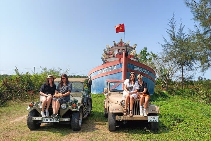 Hoi An Countryside Jeep Tour: Classic Jeep, Tra Que & Bamboo Boat Experience photo 1