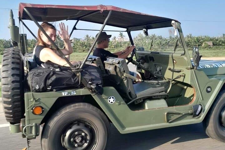 Hoi An Countryside Jeep Tour: Classic Jeep, Tra Que & Bamboo Boat Experience photo 2