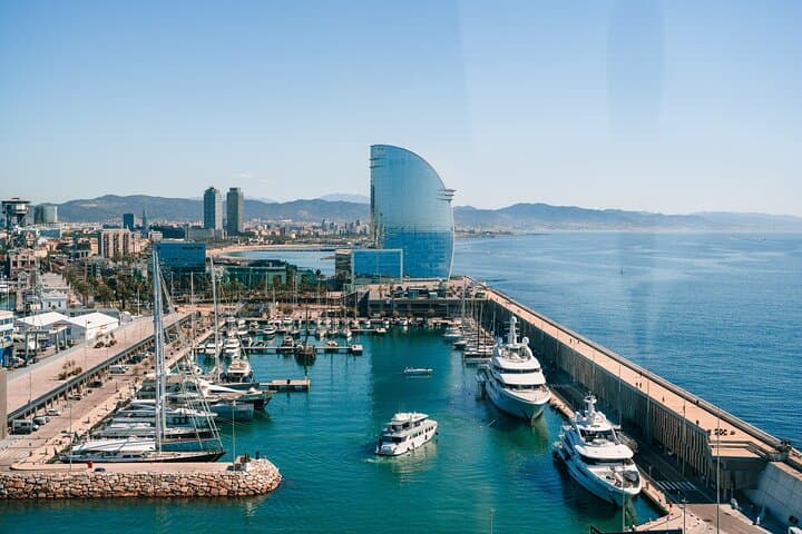 Barcelona from Sea to Sky: Sailing Transfer and 7‑Minute Panoramic Helicopter Ride photo 4