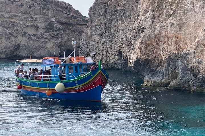 Full-Day Private Charter to Blue Lagoon, Crystal Lagoon & Gozo Caves photo 2