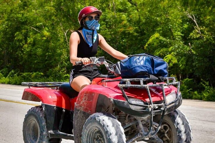 Cozumel Jungle ATV & Chempita Cavern Tour — Drive to El Cedral and Cenote photo 1