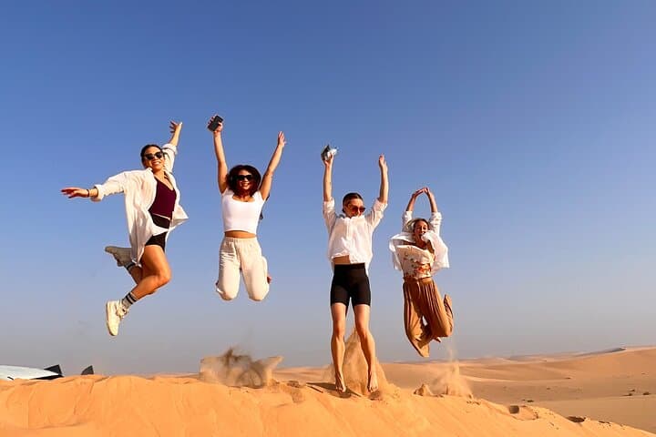 Abu Dhabi Desert Safari: Dune Bashing, Camel Ride & Sandboarding
