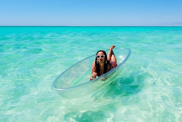 Clear Kayak Photoshoot & Beach Day on Grand Bahama: Port Lucaya to Mather Town photo 5