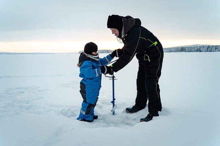 Rovaniemi Snowmobile & Ice Fishing Adventure: Private Arctic Excursion photo 3