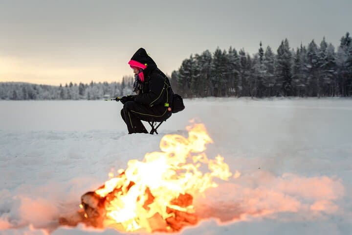 Rovaniemi Snowmobile & Ice Fishing Adventure: Private Arctic Excursion photo 4